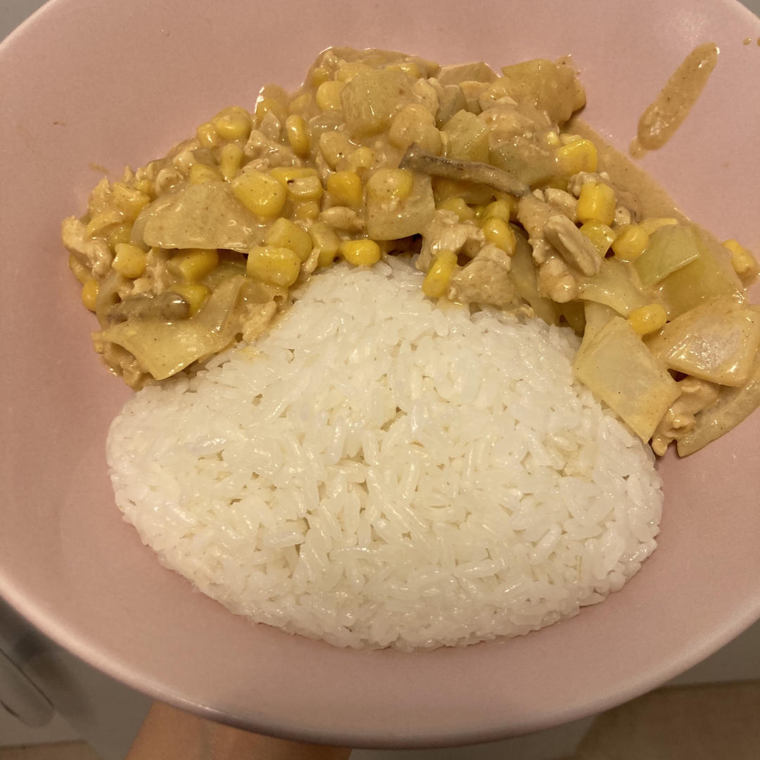 教你做好吃的咖喱鸡腿饭