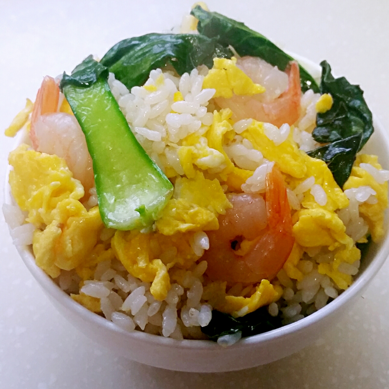 虾仁蛋炒饭