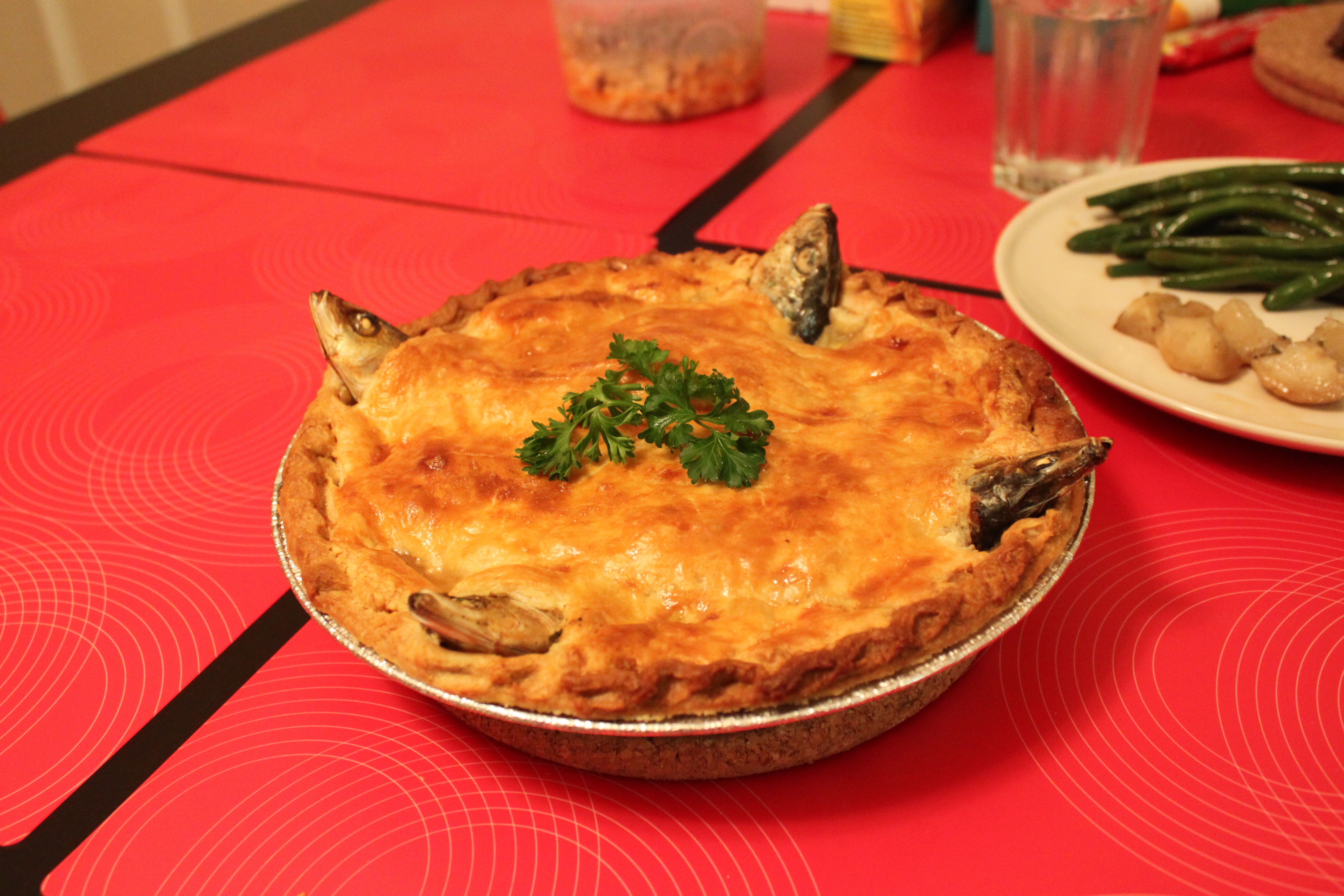 安静室内乐做的仰望星空 (stargazy pie)