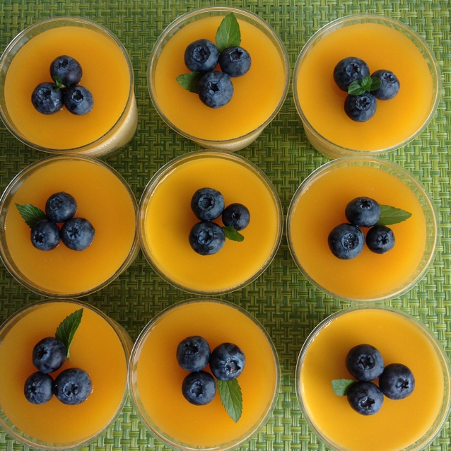 料超足的芒果慕斯蛋糕