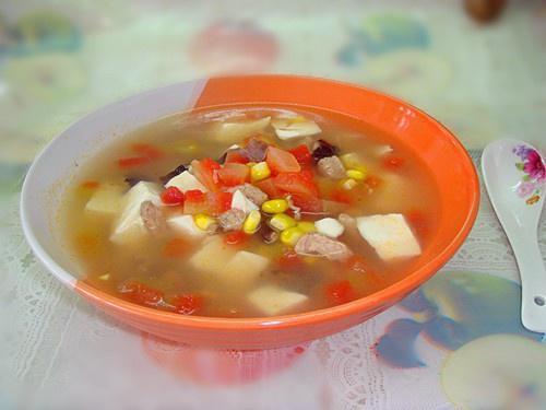 消暑西瓜豆腐汤的做法