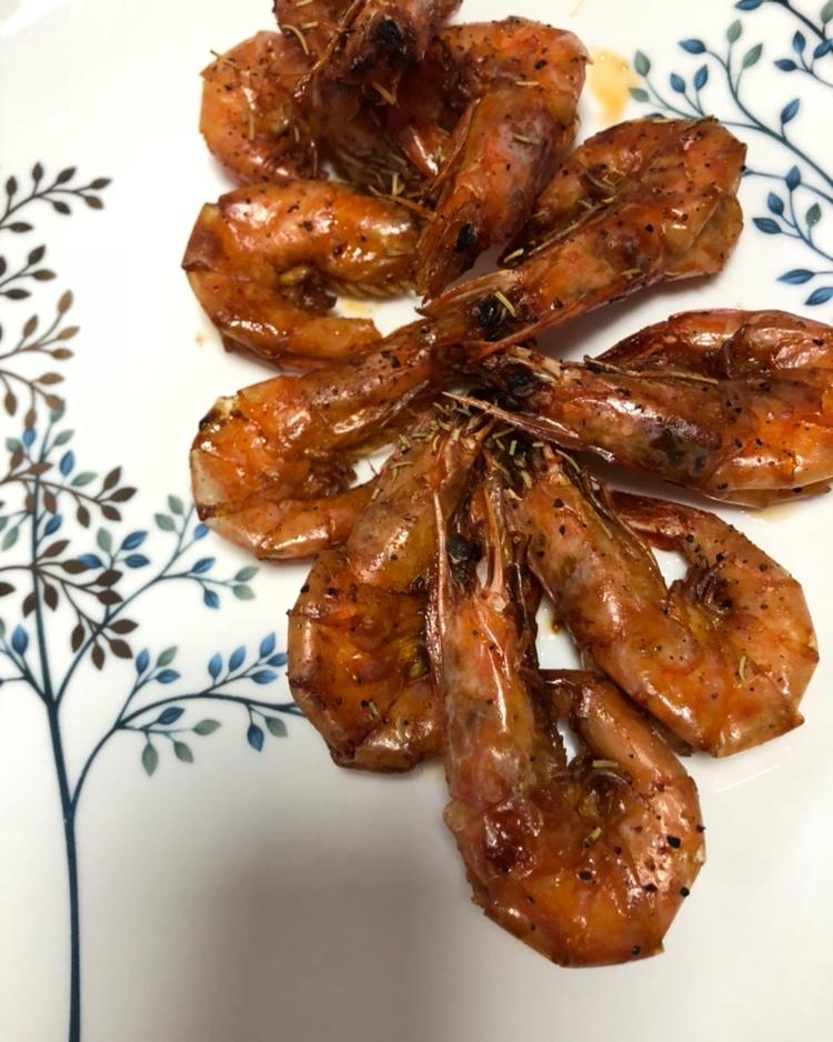 百变烤南美白虾
