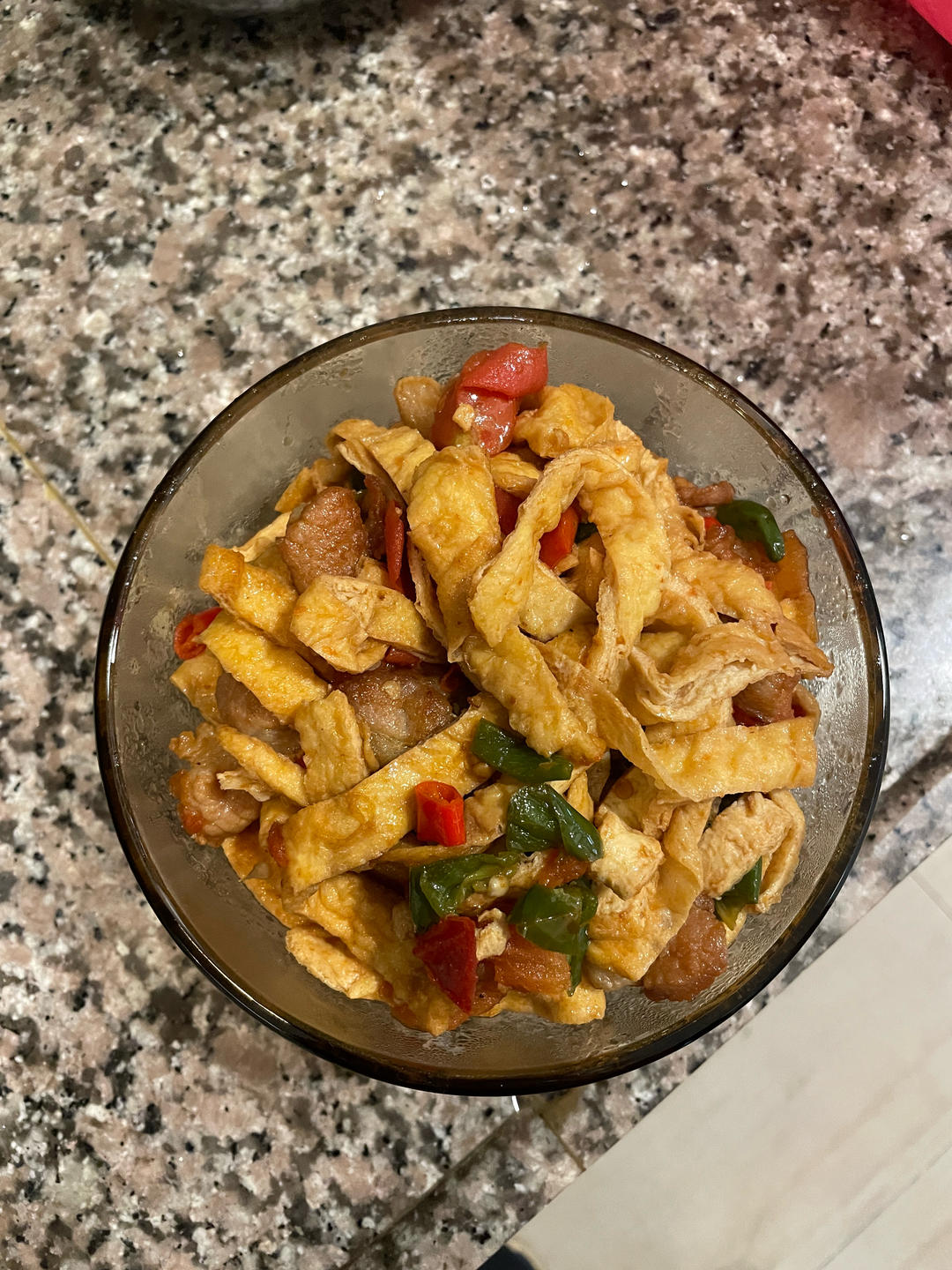 豆腐皮炒肉