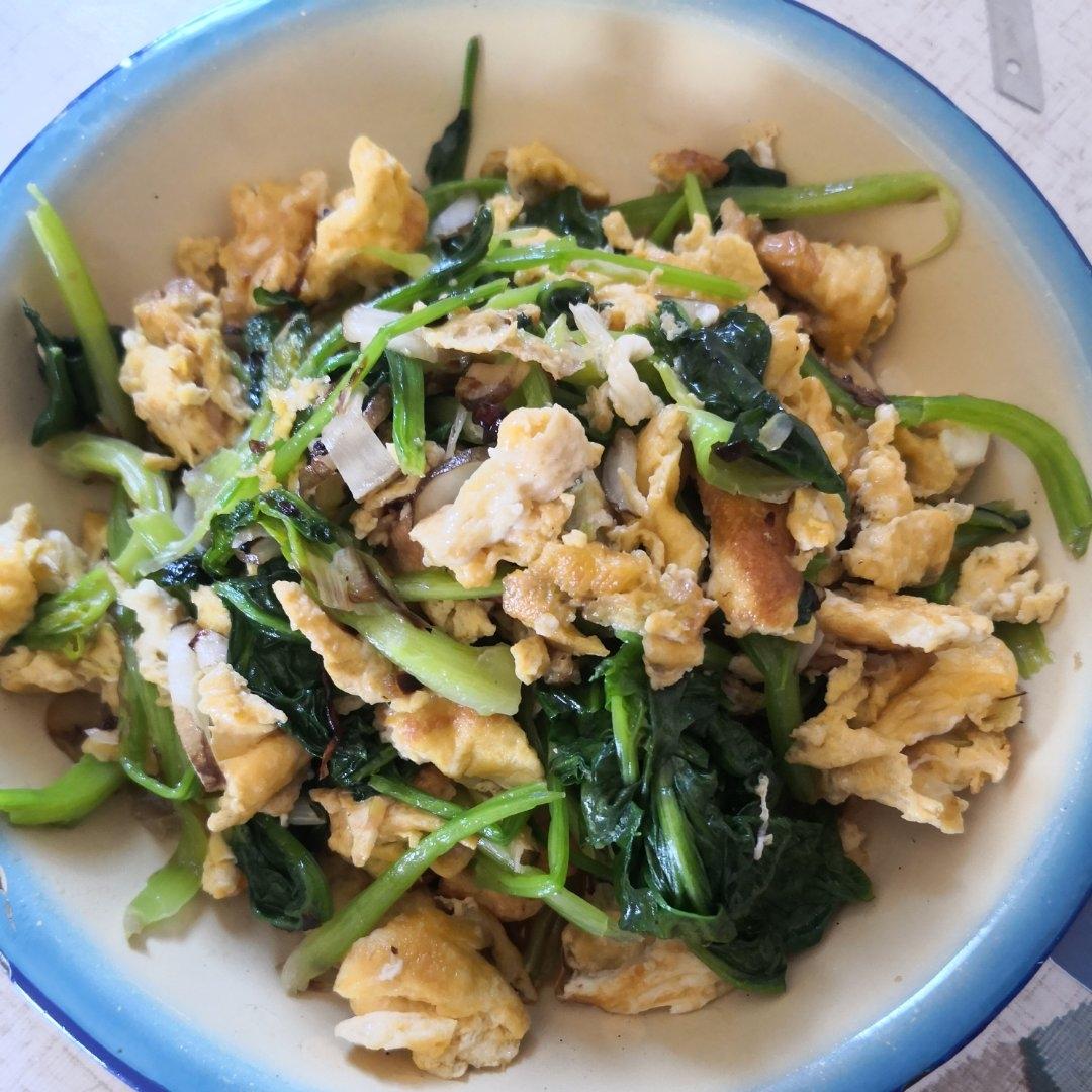 菠菜炒鸡蛋