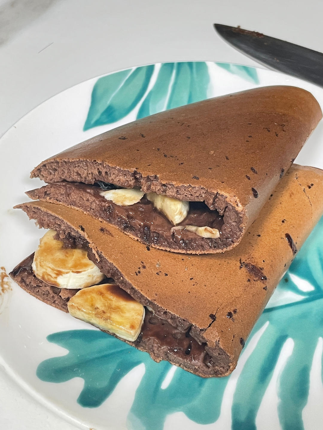 巧克力香蕉厚松饼🍌l甜品控和小孩的最爱
