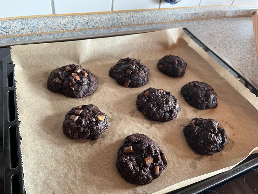 Banana chocolate cookies