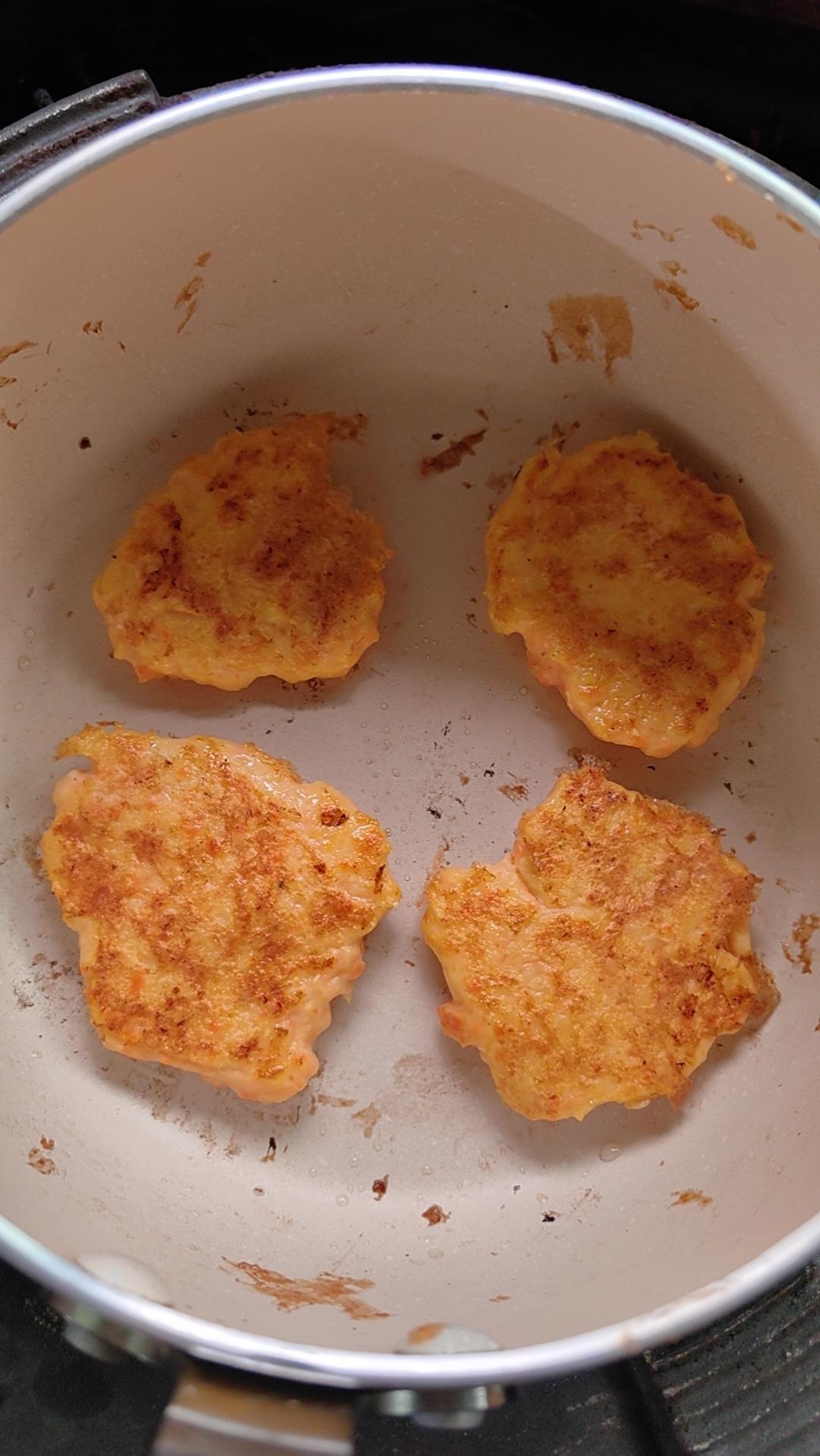 宝宝辅食-蔬菜虾饼