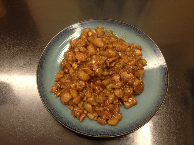 酱香肉末烧茄子