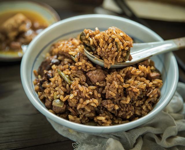 家乡扁豆肉饭