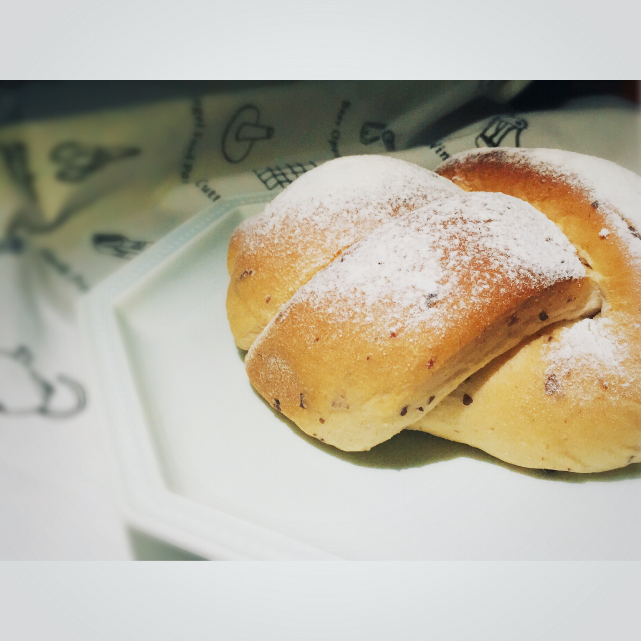 全麦牛奶蜜豆软欧