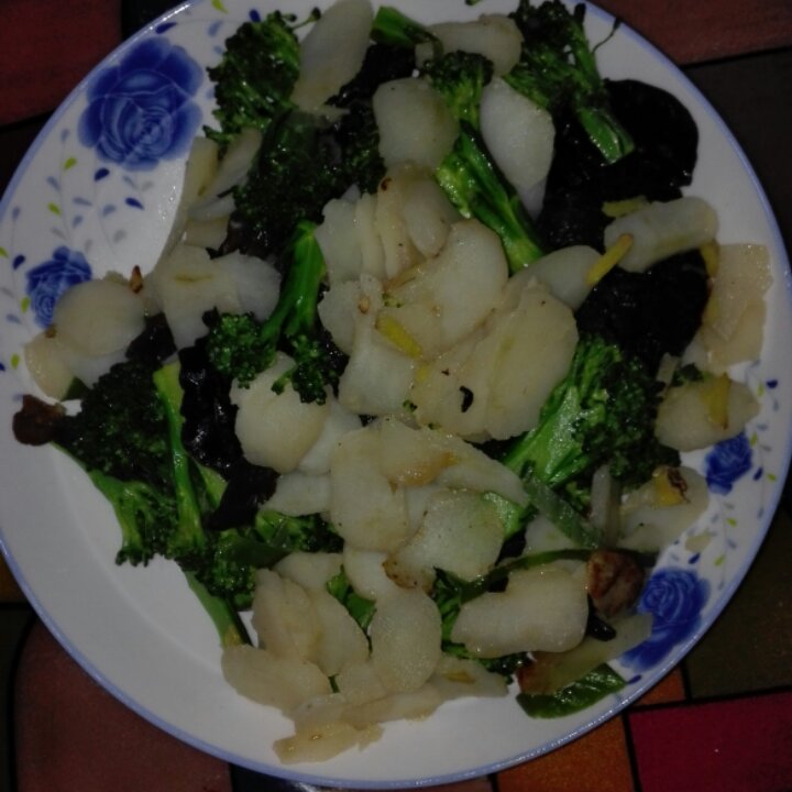 马蹄荷兰豆炒木耳