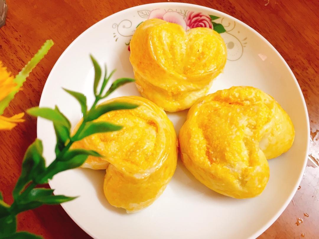 心形椰蓉面包