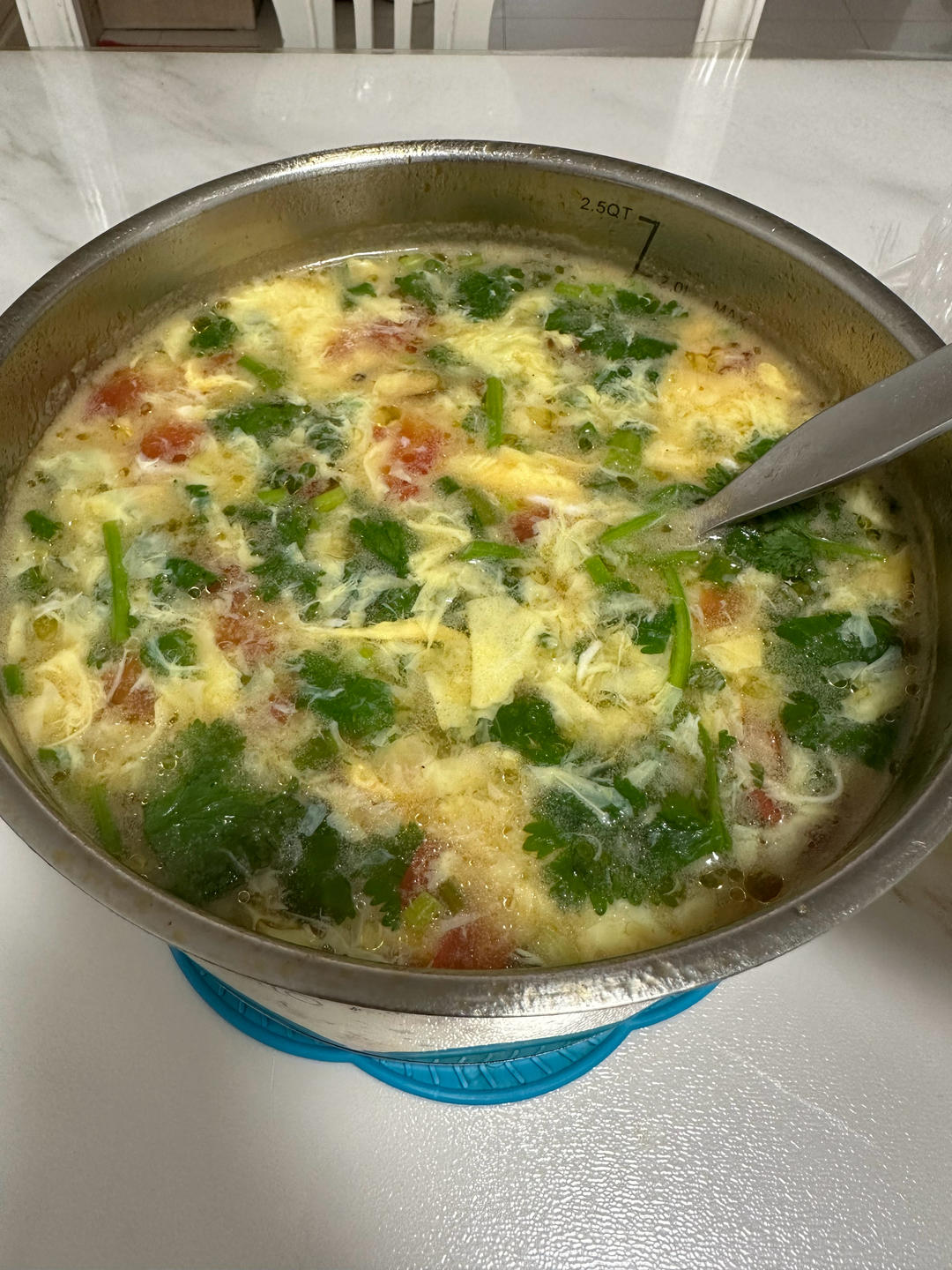 【跟我做不会错】简单又好喝的西红柿鸡蛋汤，家常又营养哦