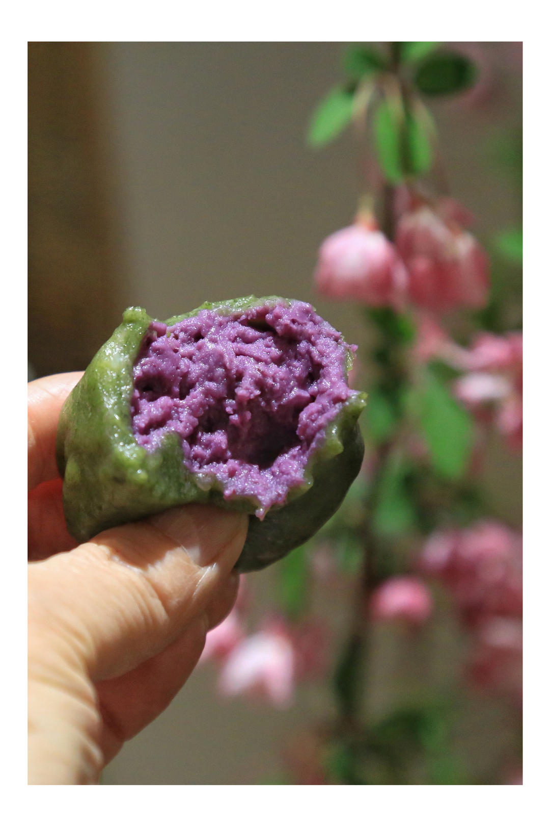 艾草青团馅                       雪菜笋丝炒肉丝
