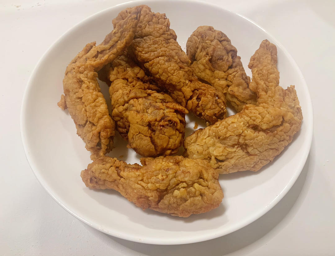 不用炸鸡粉也可以炸出酥脆炸鸡腿