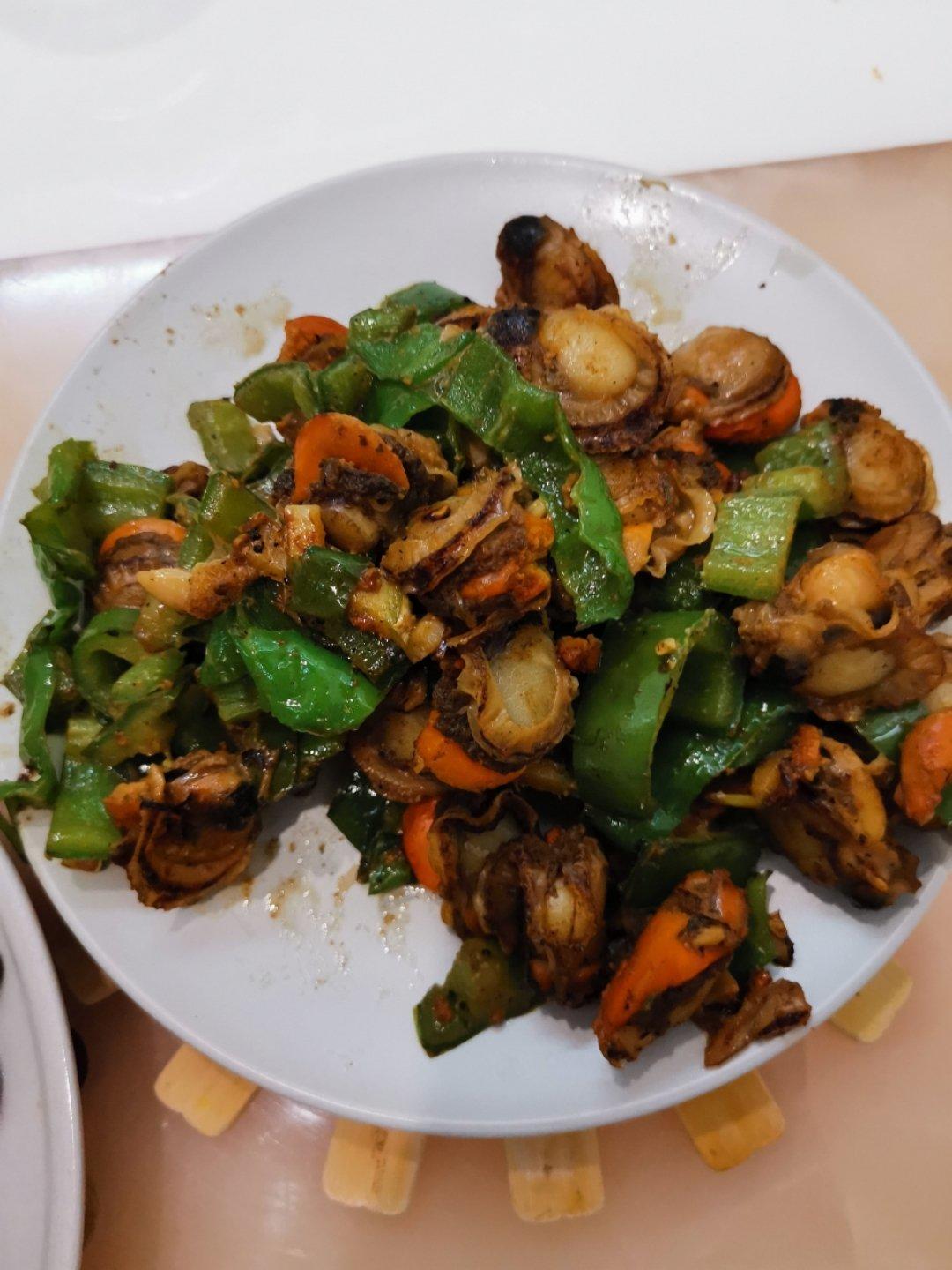 拌米饭賊好吃——扇贝肉炒辣椒