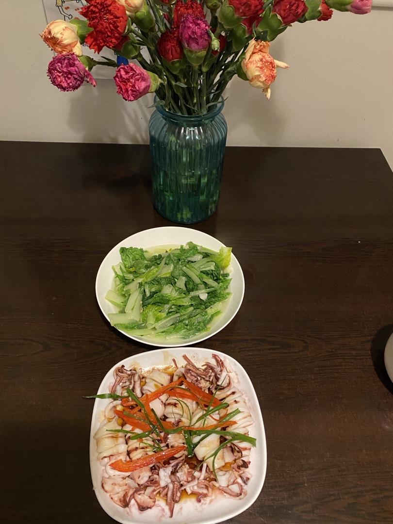 超简单清蒸鱿鱼做法