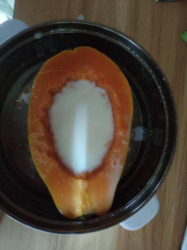 木瓜炖牛奶