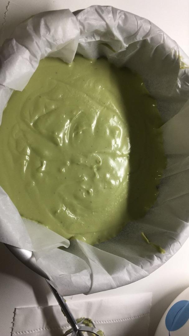 低碳生酮之抹茶冻芝士蛋糕（免烤）