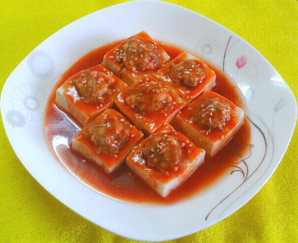 茄汁豆腐盅