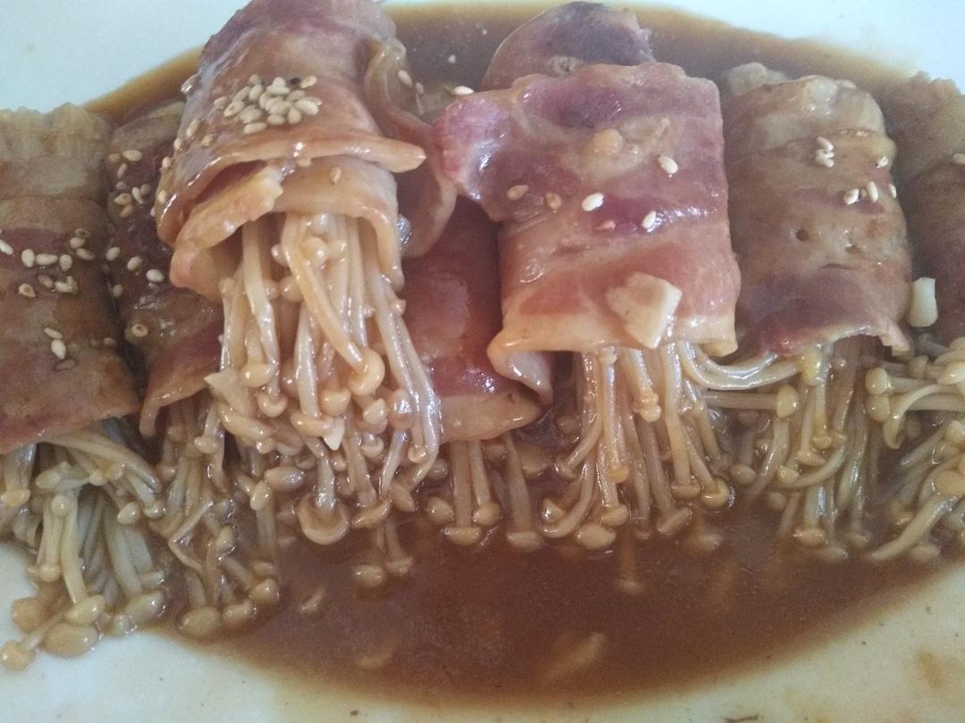 金针菇培根卷