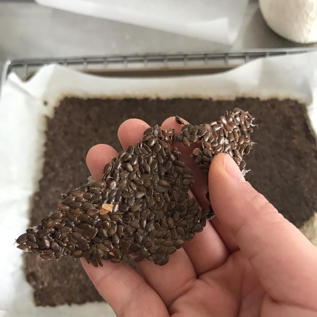 无油亚麻籽薄脆