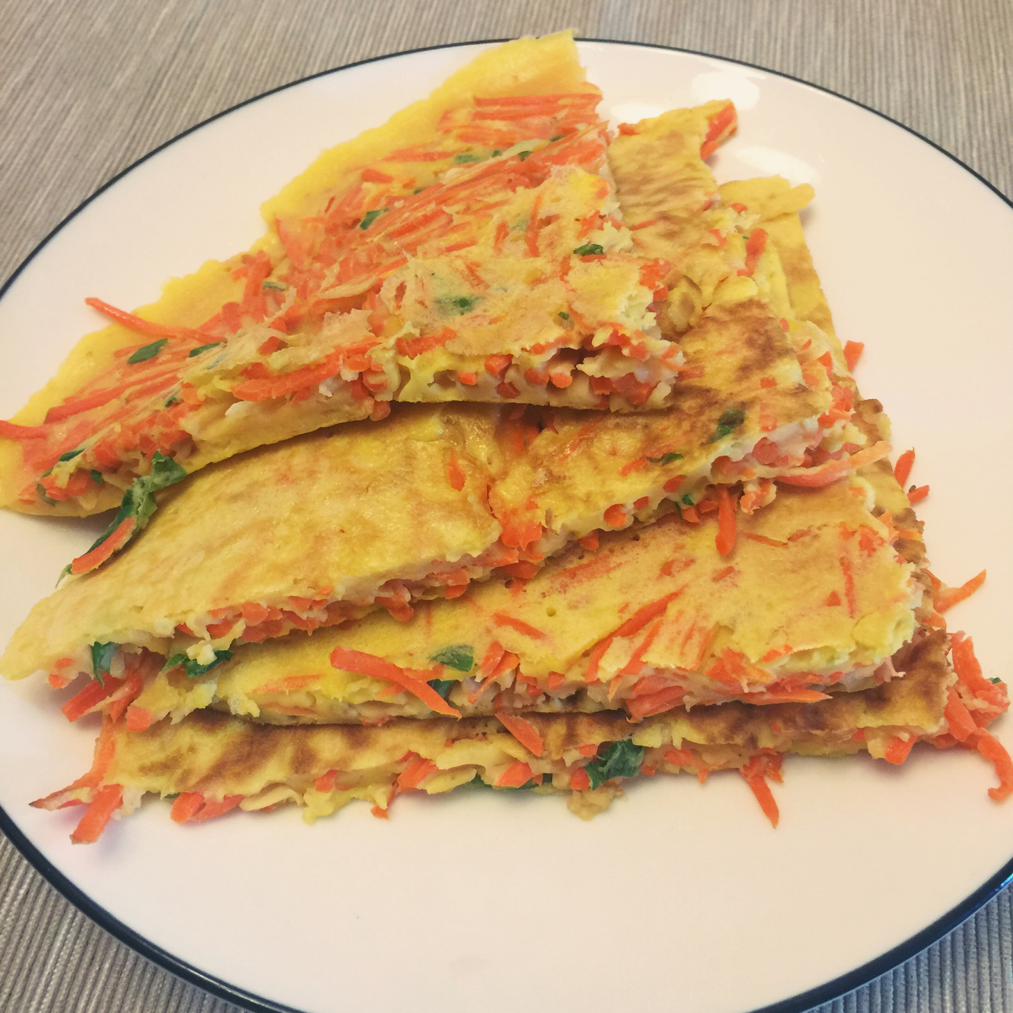 angela-323做的胡萝卜鸡蛋饼