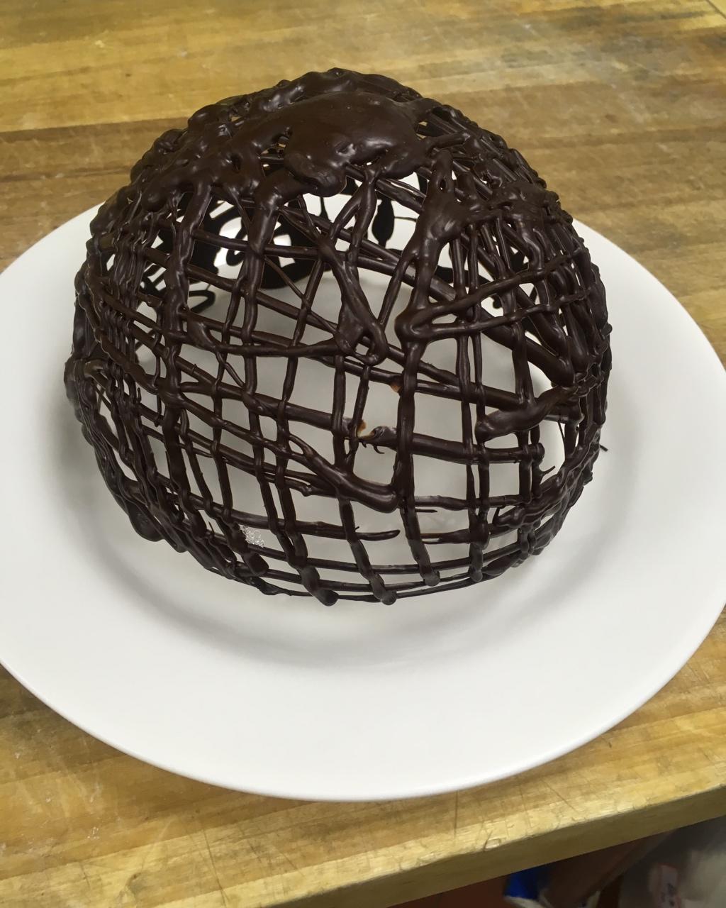 手机用户哑舍做的巧克力珍珠球&巧克力熔岩蛋糕(好先生同款甜品)