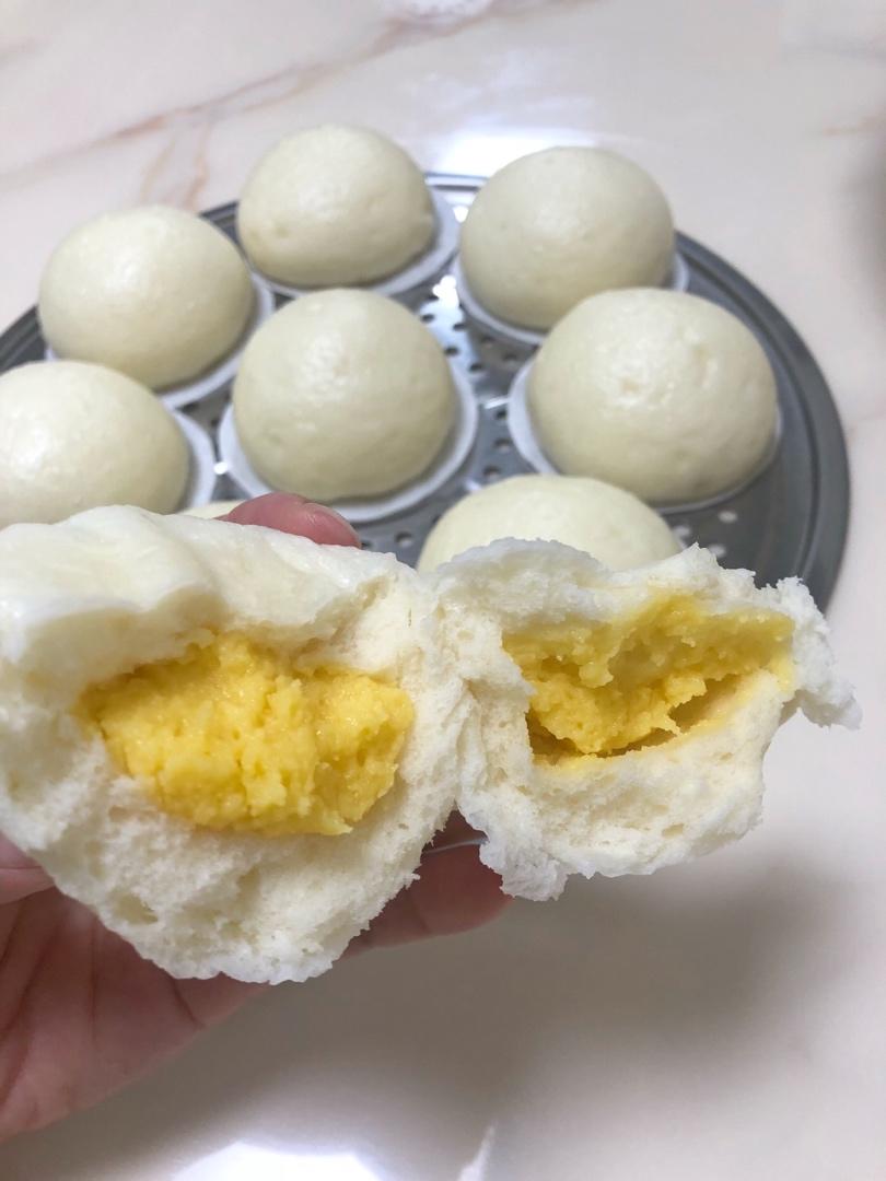 奶黄包（自制奶黄馅）