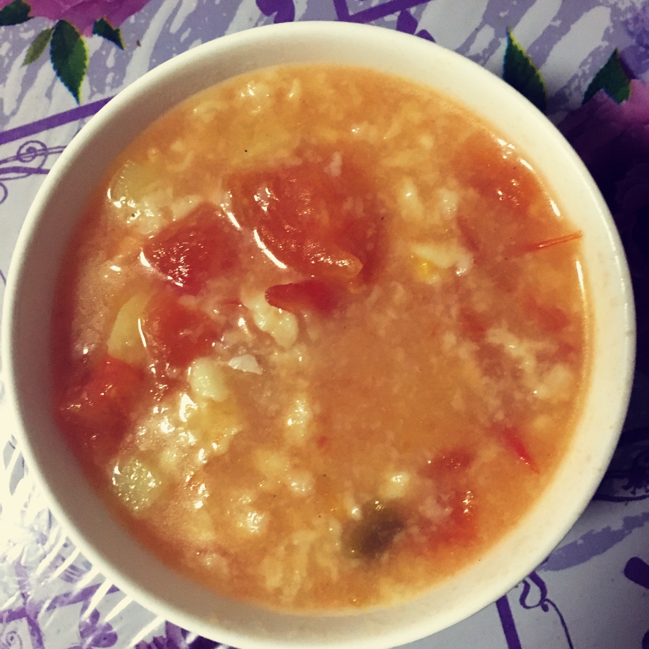 沧海眺晨光做的蕃茄珍珠汤的珍珠大法