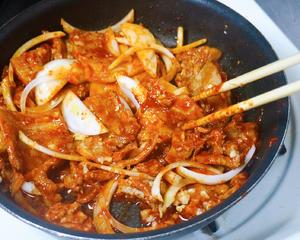 韩式辣炒五花肉的做法 步骤4