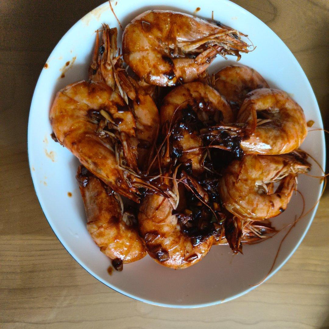 家庭版油焖大虾