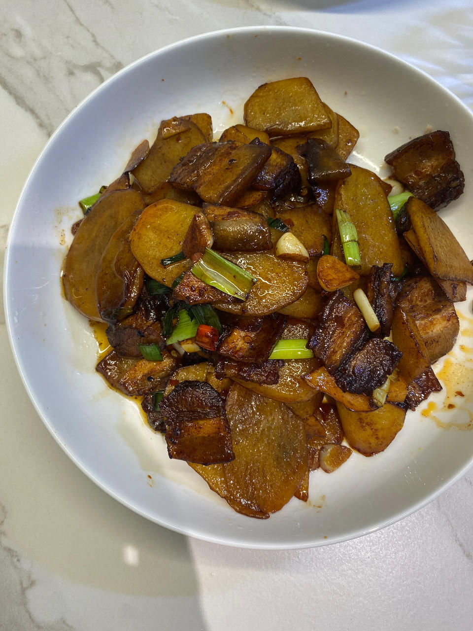 土豆回锅肉