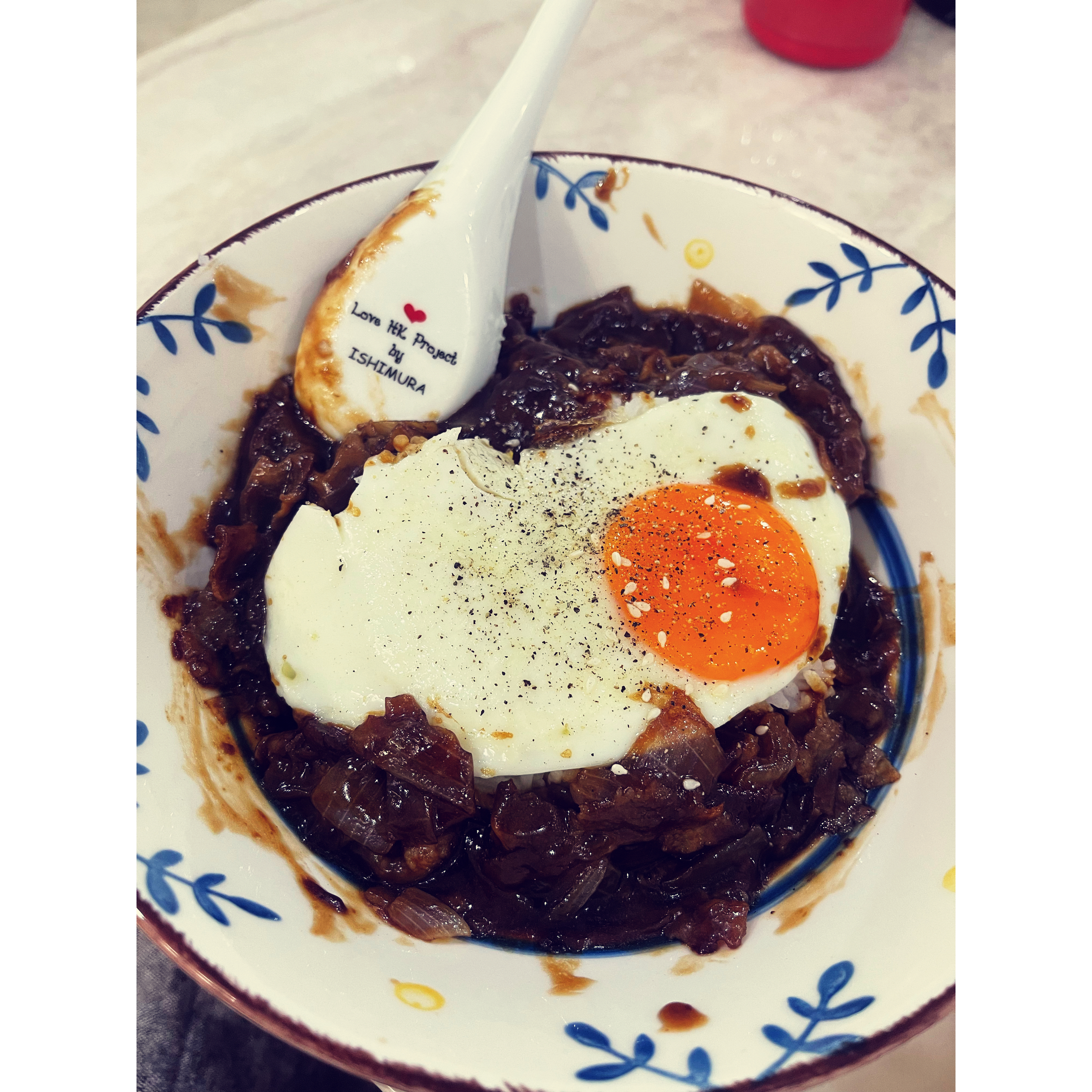 日式🍳肥牛窝蛋盖饭