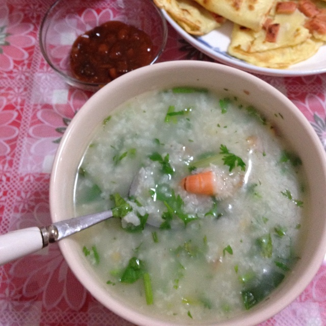 秘制鲜虾粥
