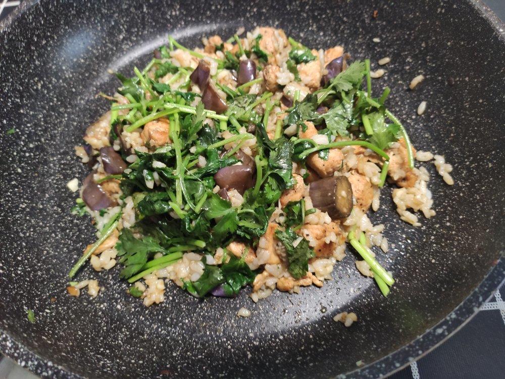 【健康三餐】鹰嘴豆鸡胸茄子饭