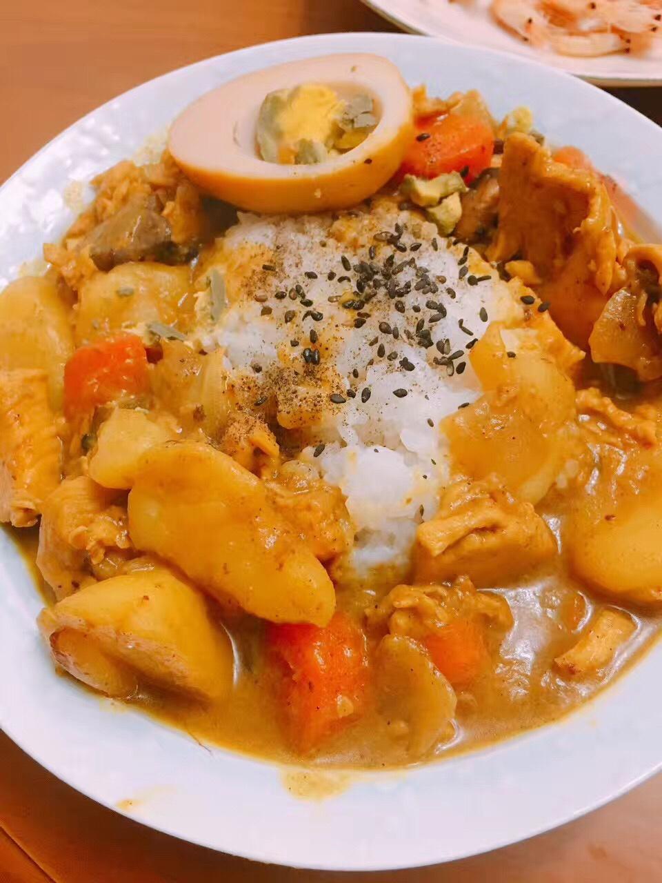 咖喱鸡饭