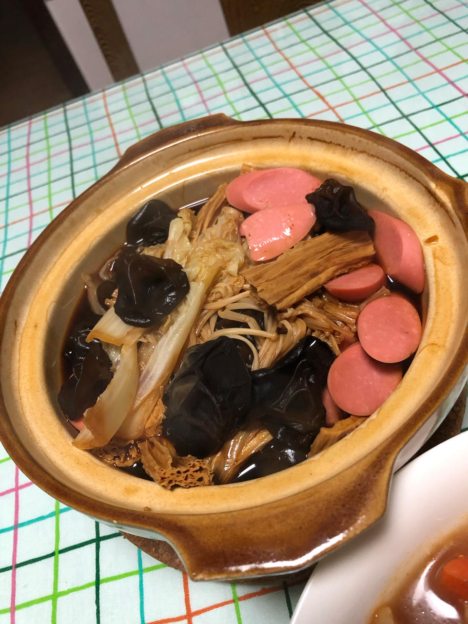 白菜豆腐煲