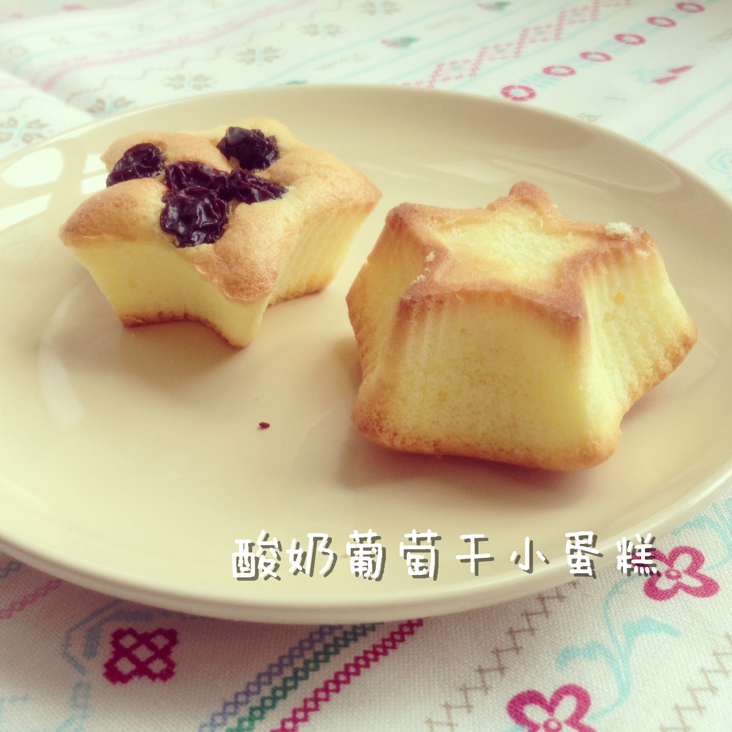 酸奶葡萄干小蛋糕