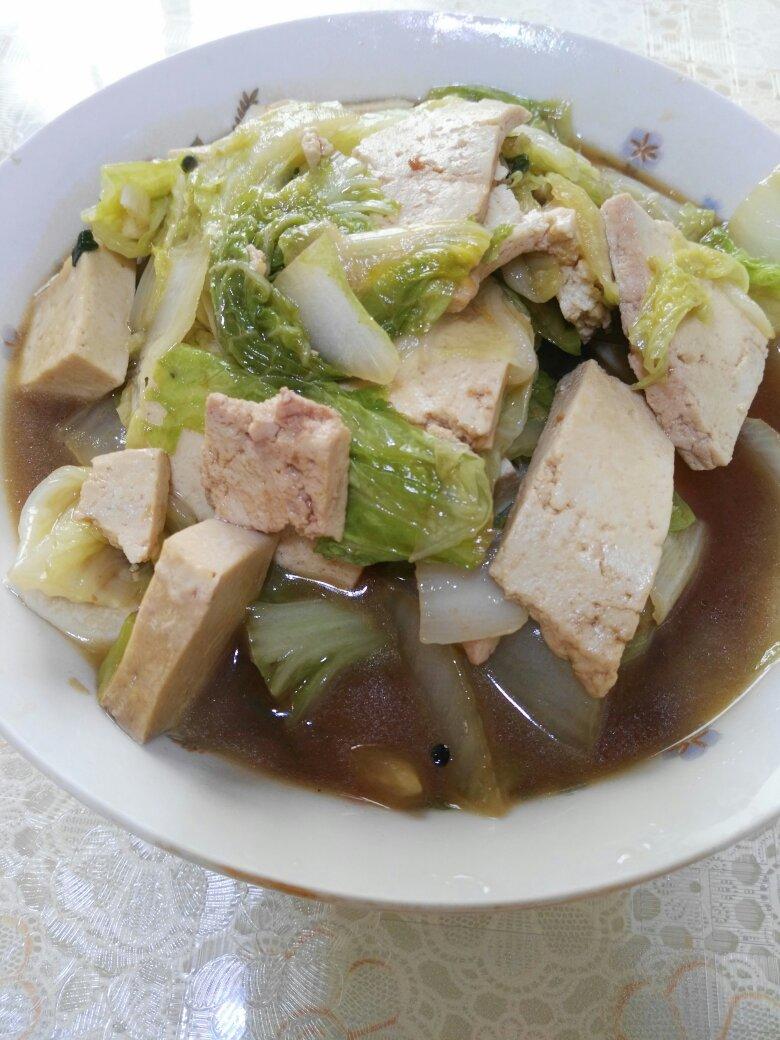 麦芽儿有点儿甜做的白菜炖豆腐