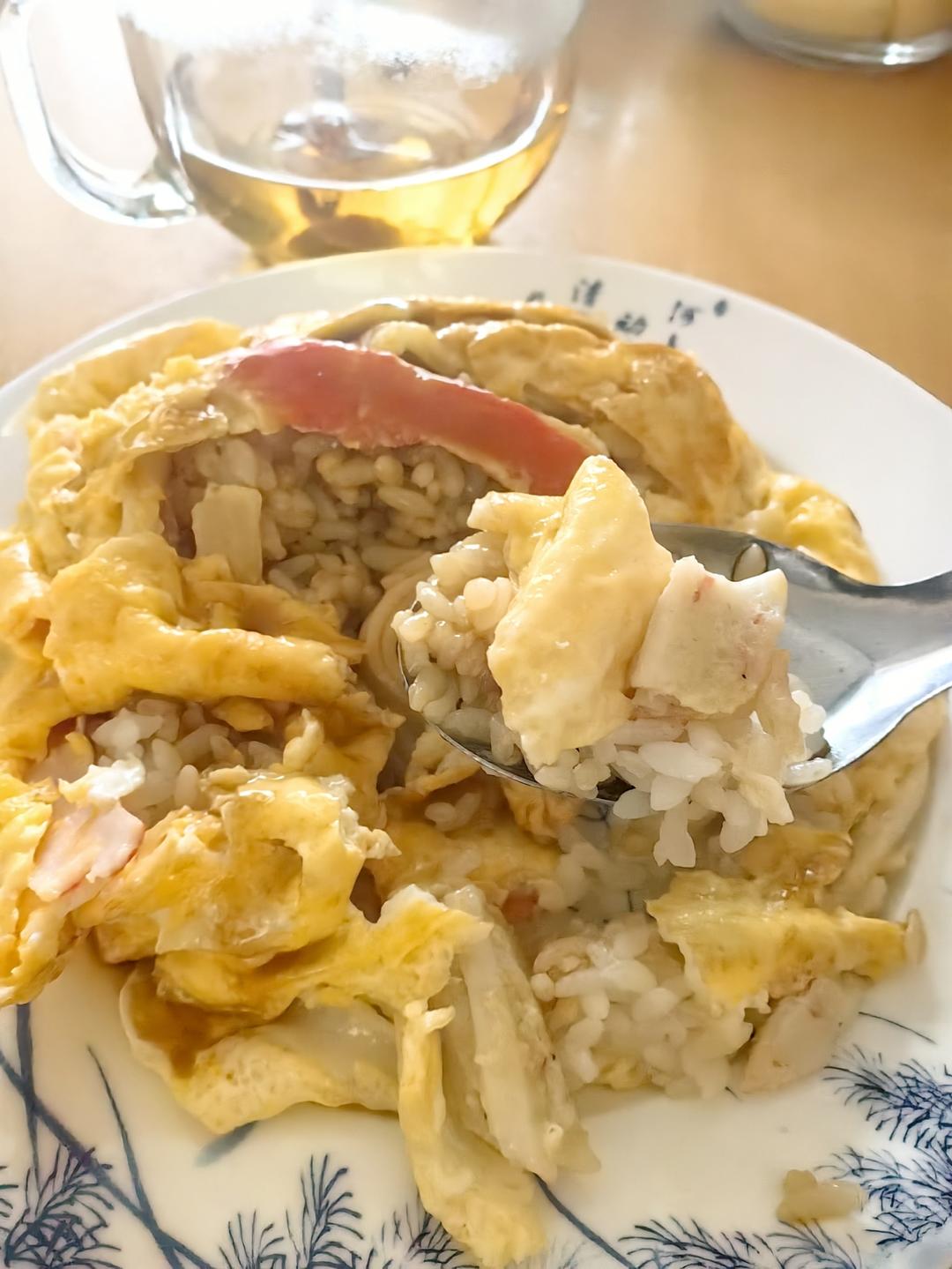 天津饭【蟹玉丼】蟹棒与鸡蛋的完美融合