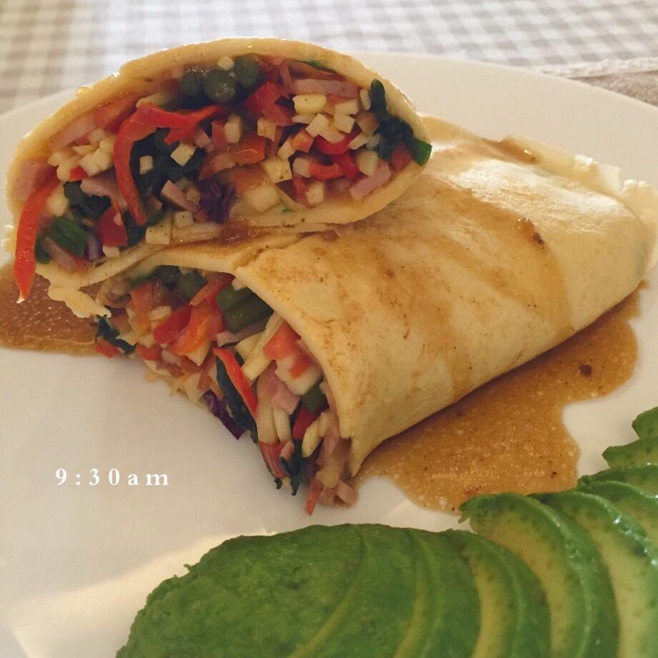 土豆丝卷饼