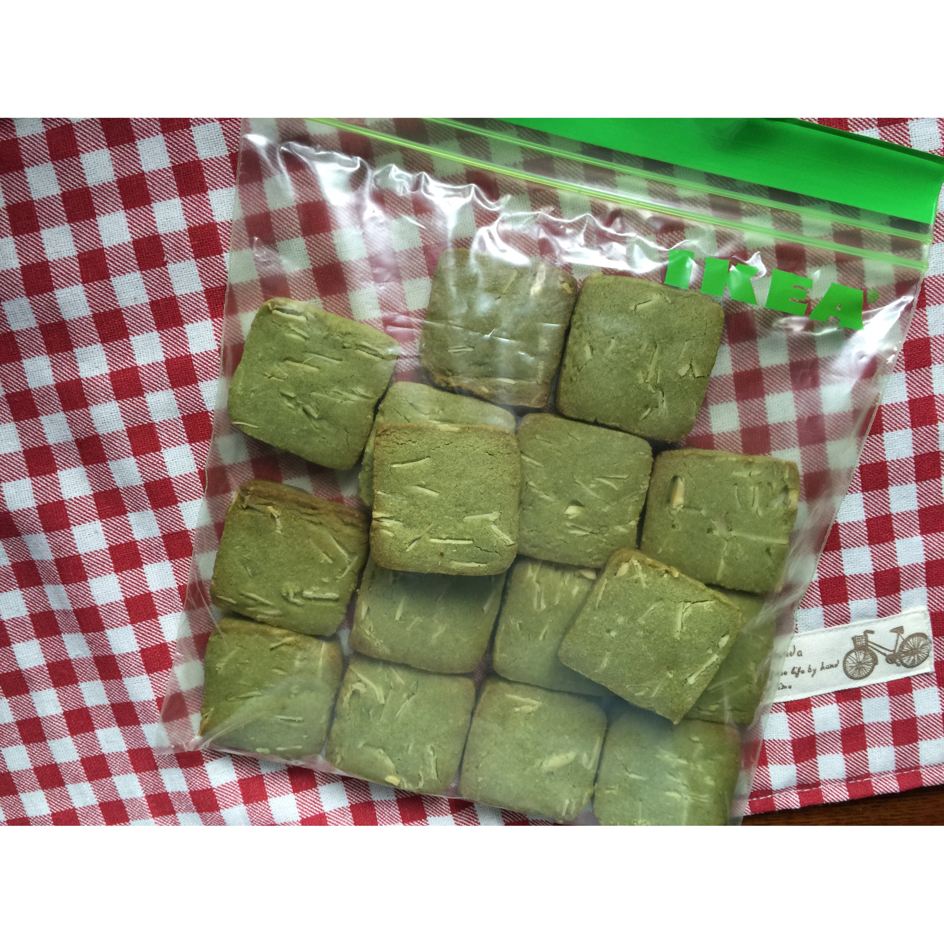 抹茶杏仁饼干