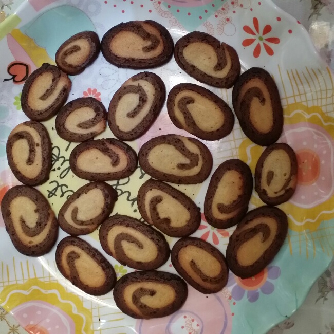 摩卡双色饼干