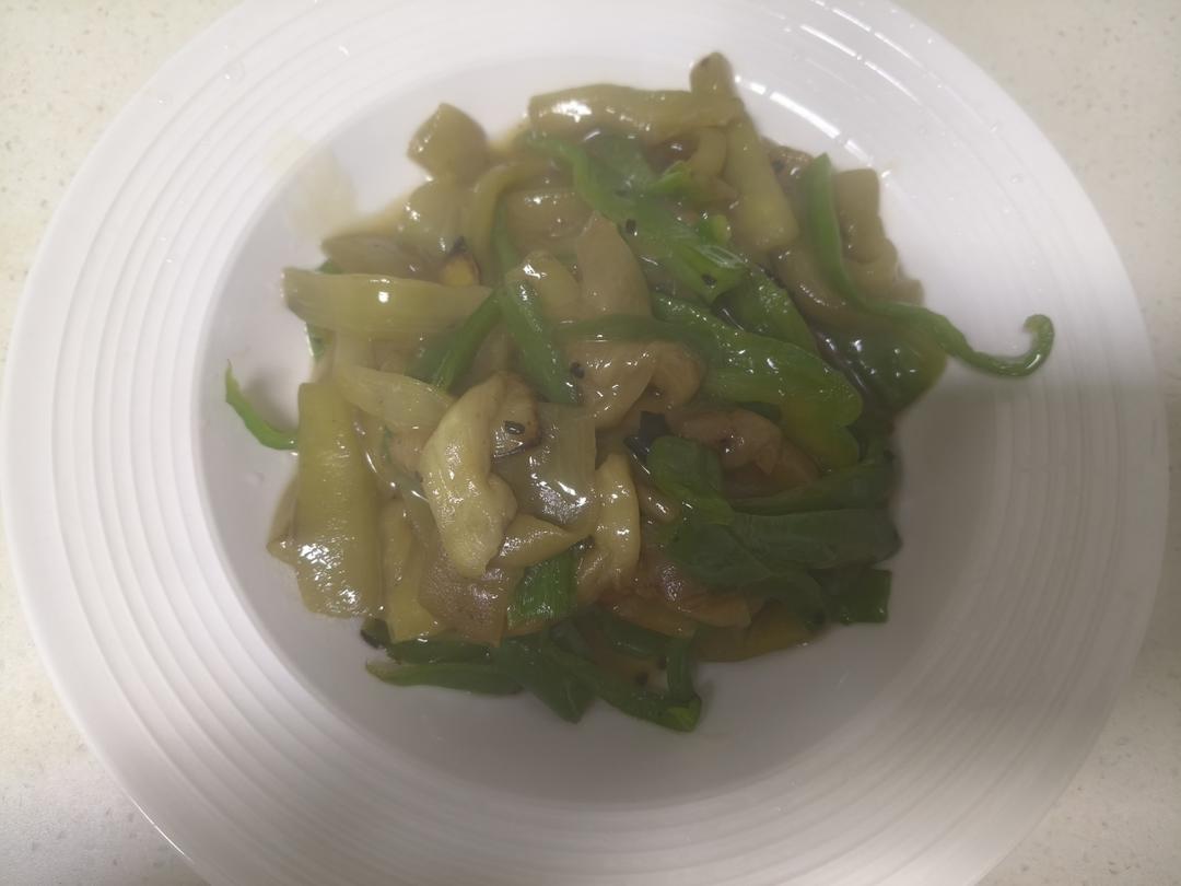 茄子🍆炒青椒