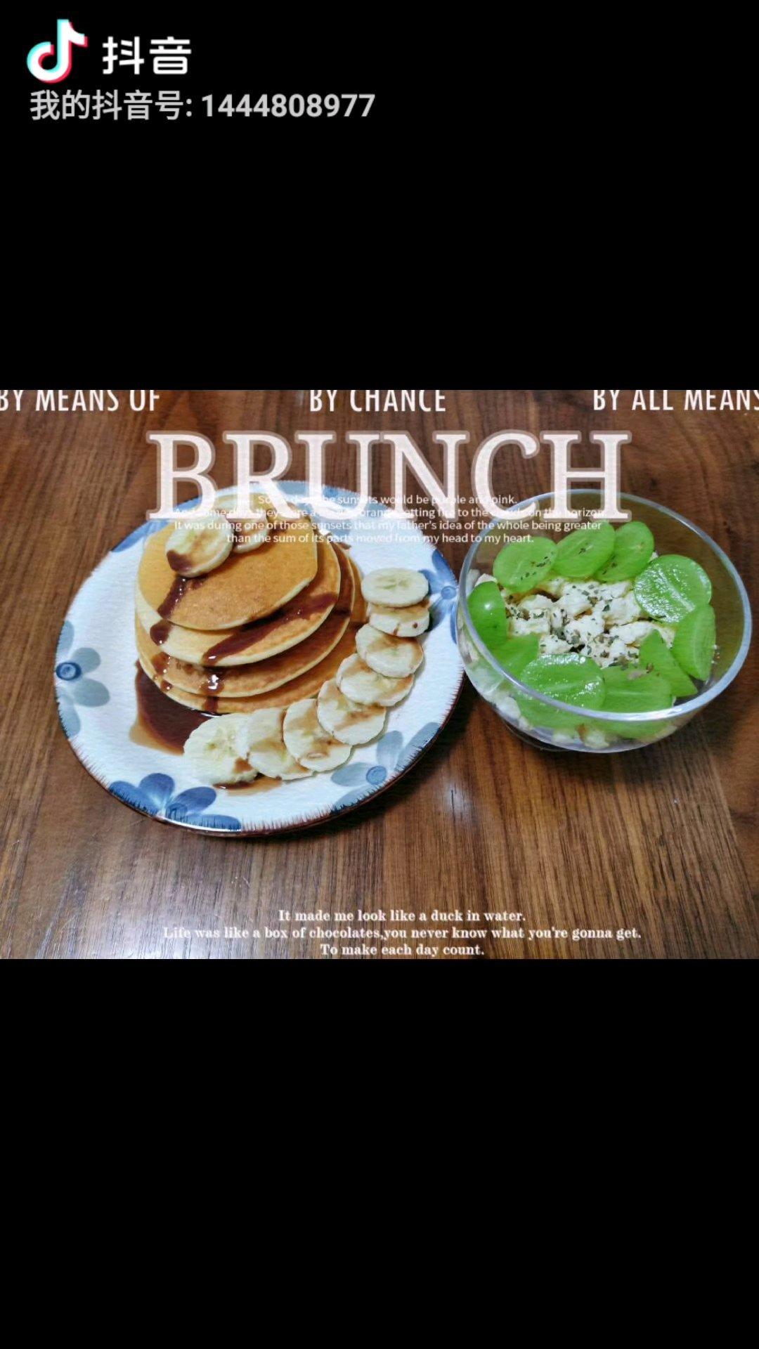 快手松饼（早餐吃它准没错~）