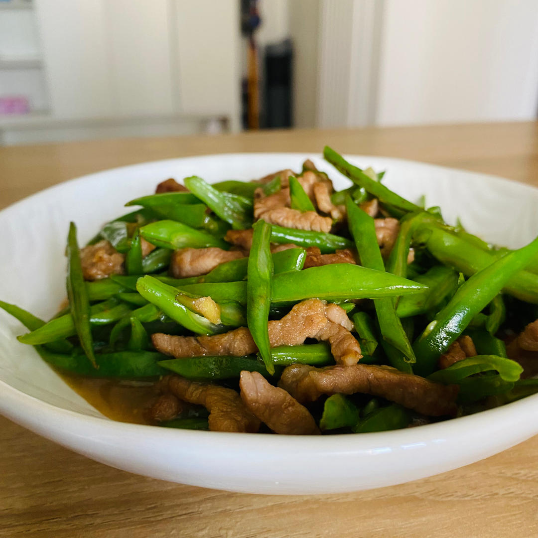 豆角肉丝饭