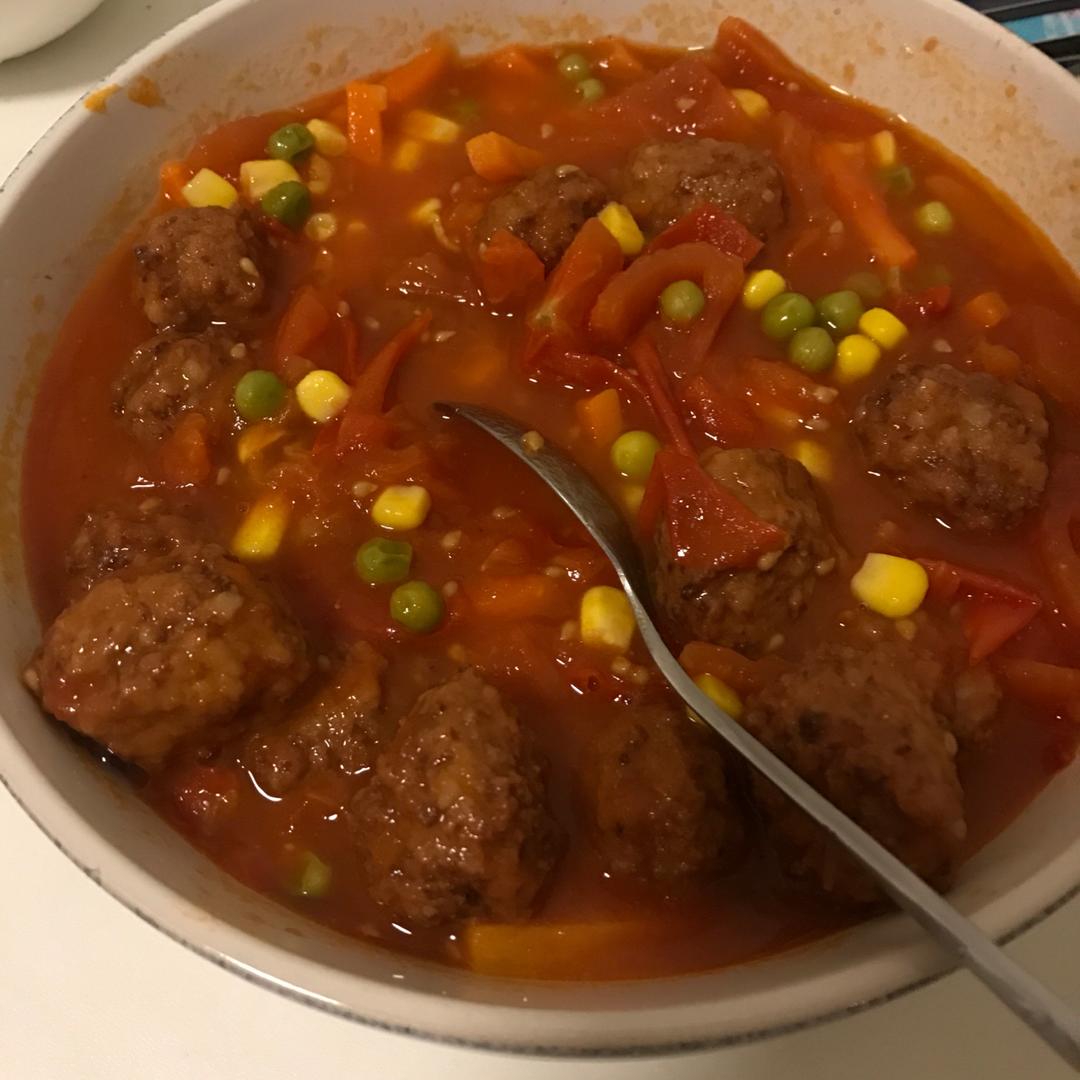 意式肉酱肉丸饭