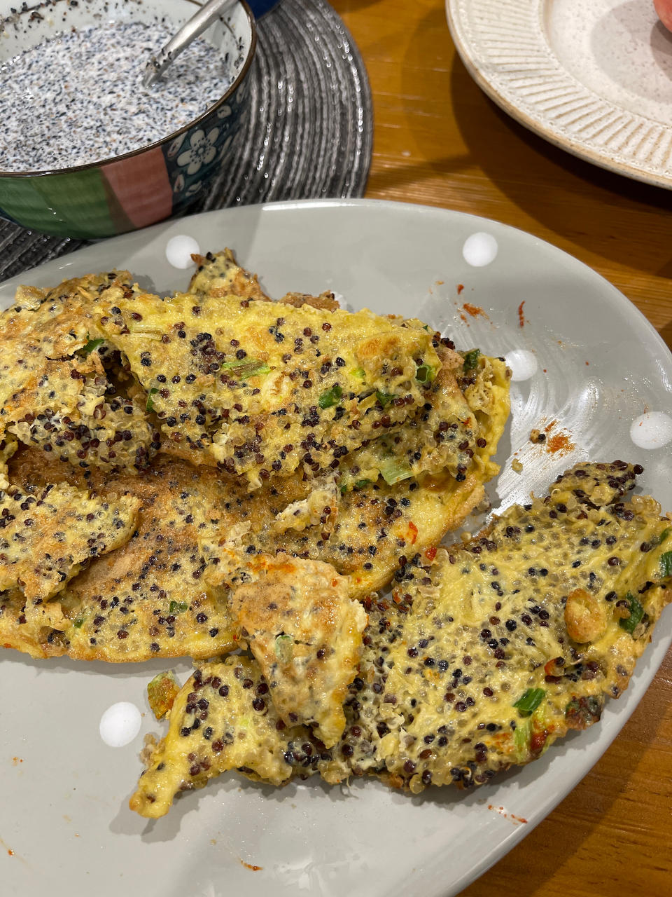 健康藜麦鸡蛋饼
