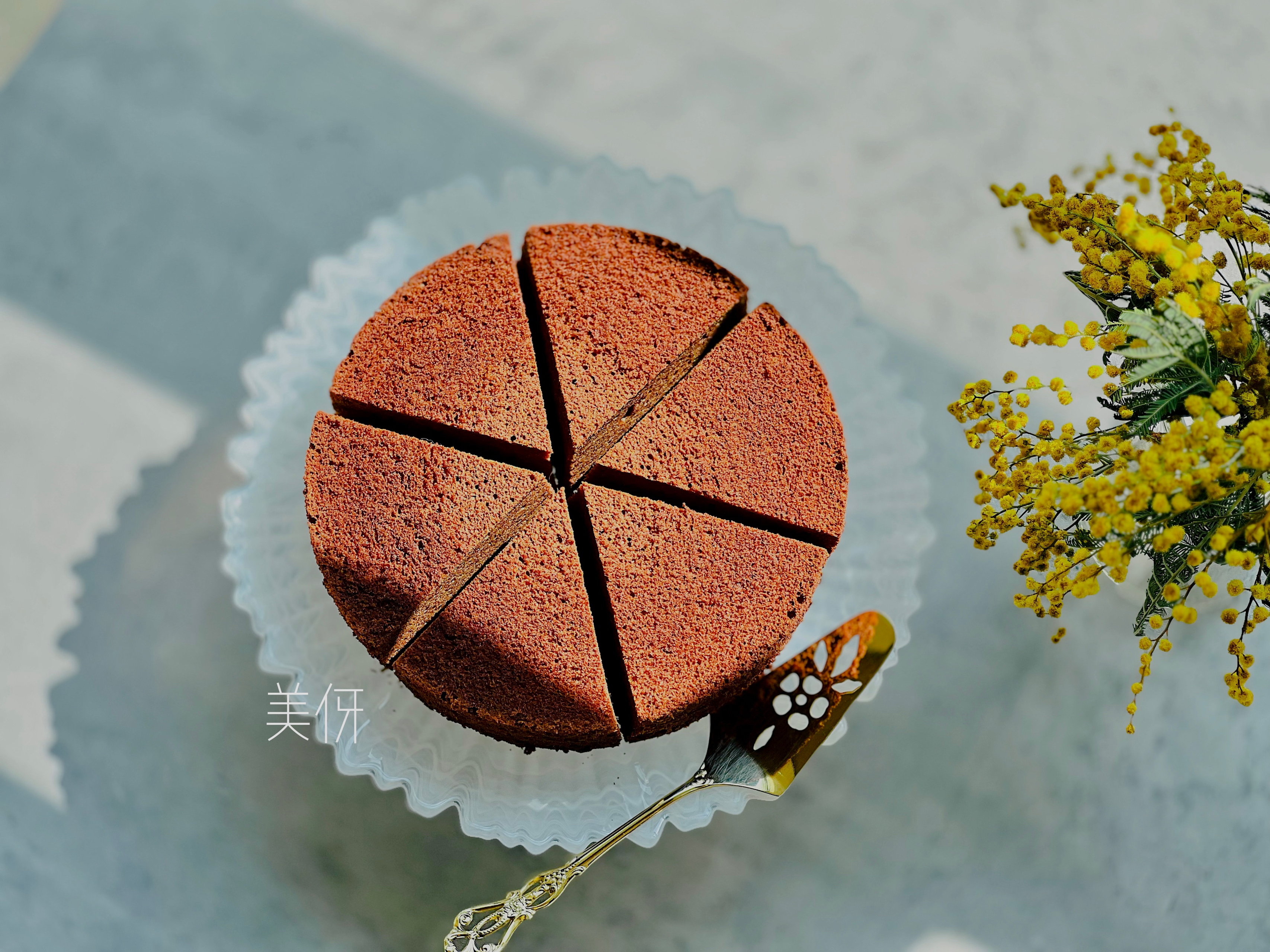 小美版 巧克力海绵蛋糕的做法